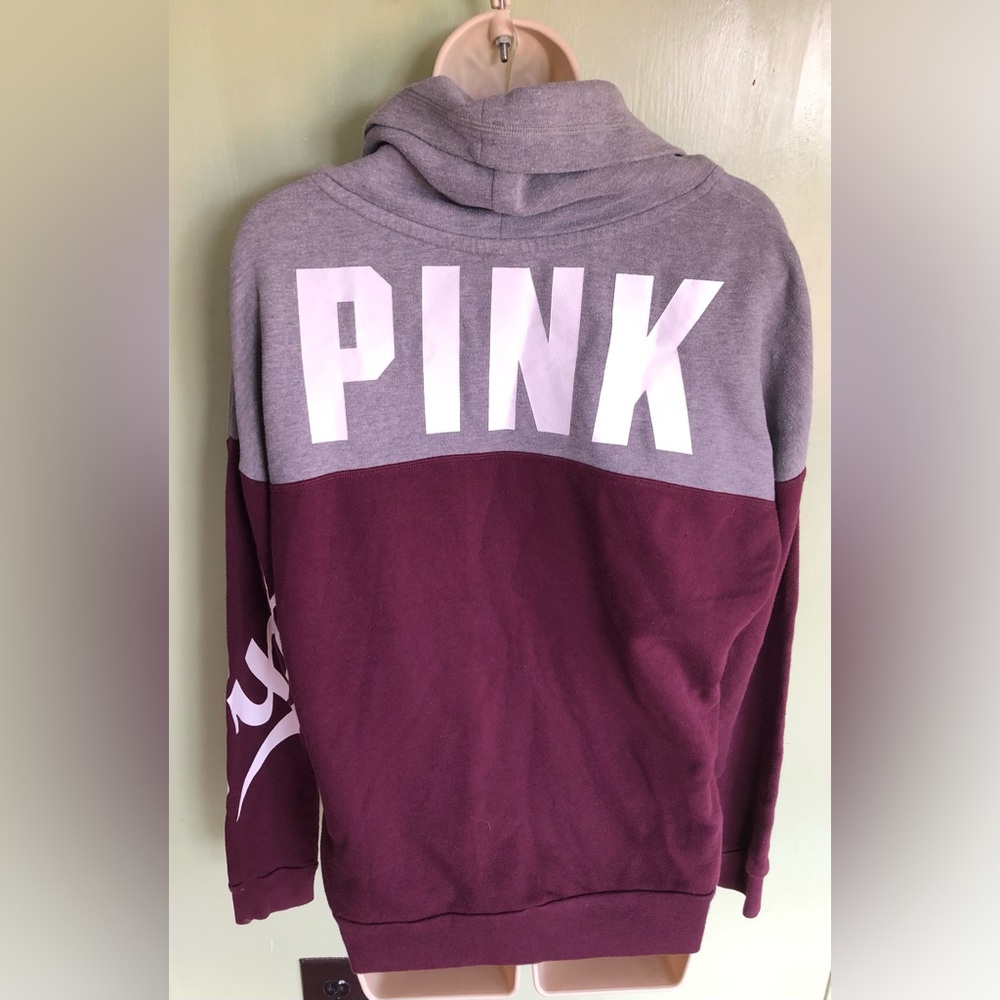 Victoria's Secret PINK Funnel Cowl Neck Pullover Sweatshirt Women's Small